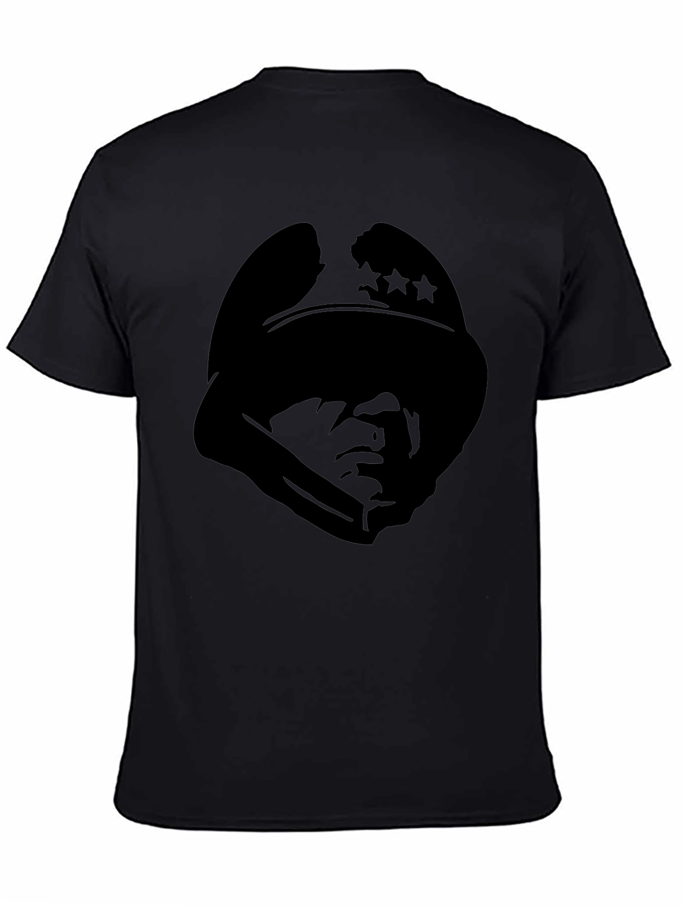 Silhouette Soldier Tee - Stylish Graphic Print T-Shirt