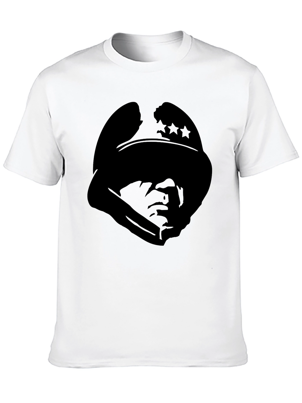 Silhouette Soldier Tee - Stylish Graphic Print T-Shirt