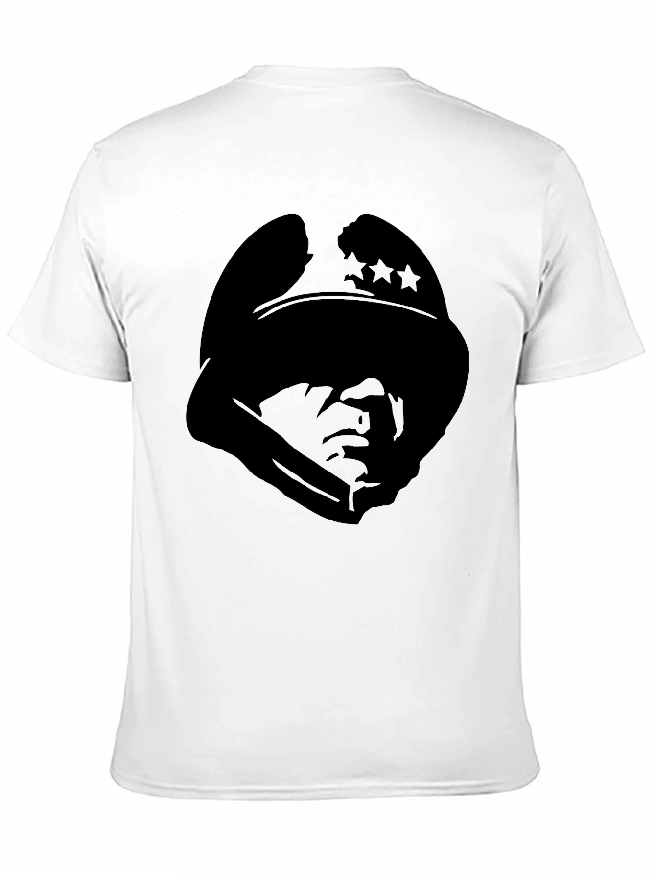 Silhouette Soldier Tee - Stylish Graphic Print T-Shirt