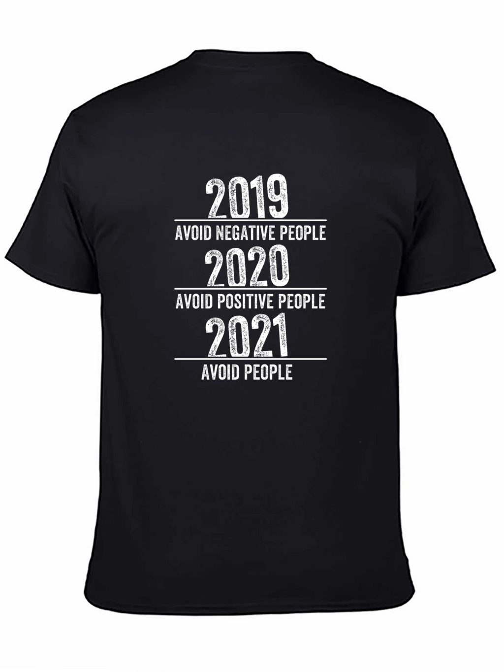 2019-2021 Avoid People Sarcastic T-Shirt