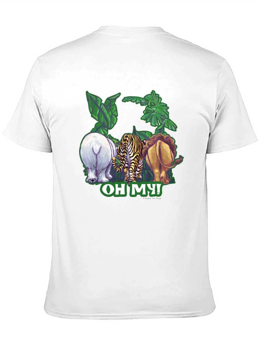 Oh My! Animal Rear-View Graphic T-Shirt