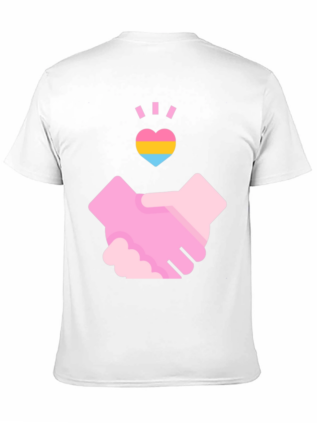 Pansexual Pride Handshake T-Shirt - Love & Support