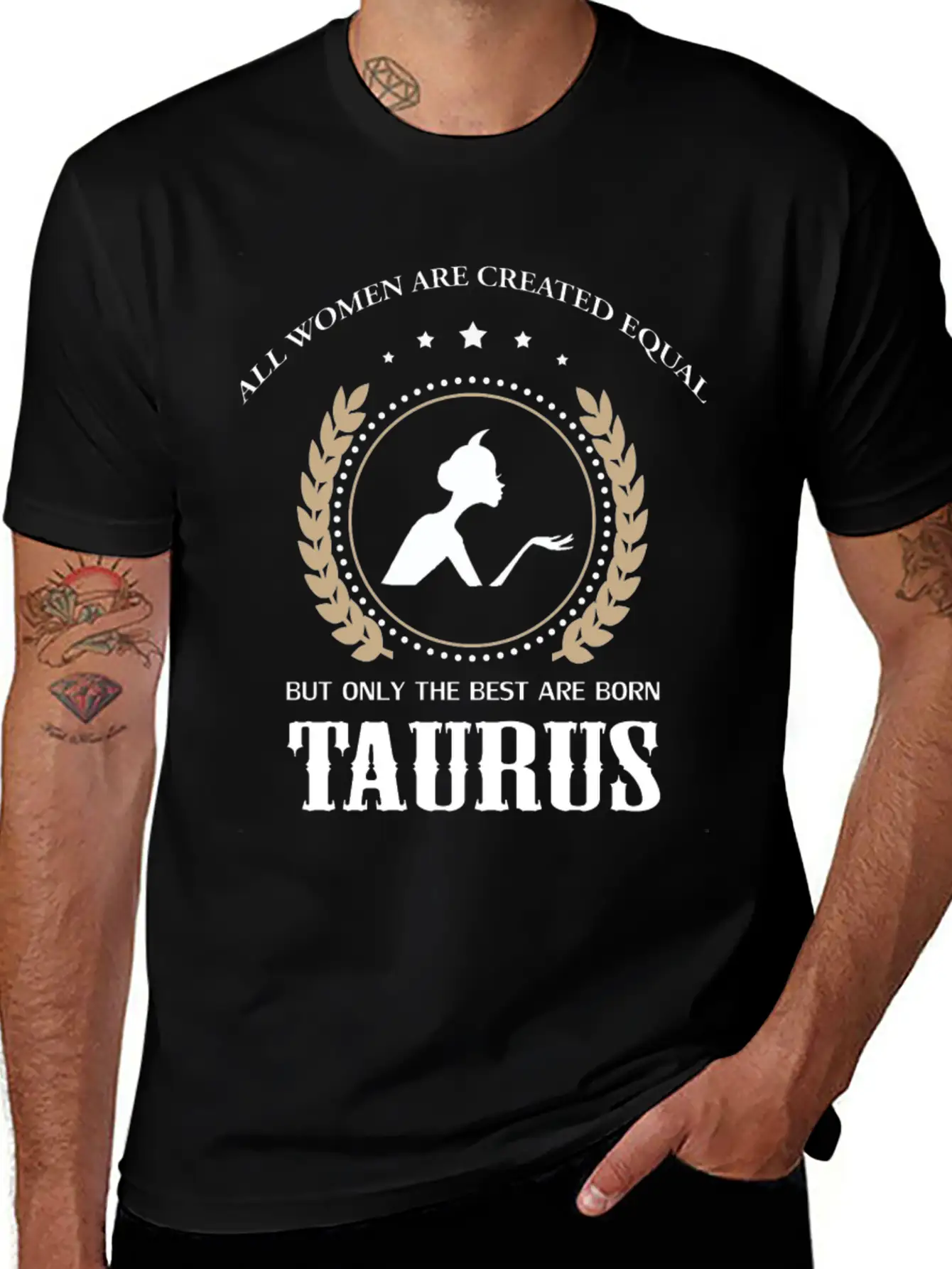 Zodiac Taurus T-Shirts Classic Fit Graphic Tee For Daily Comfort – Unisex Cotton Shirt