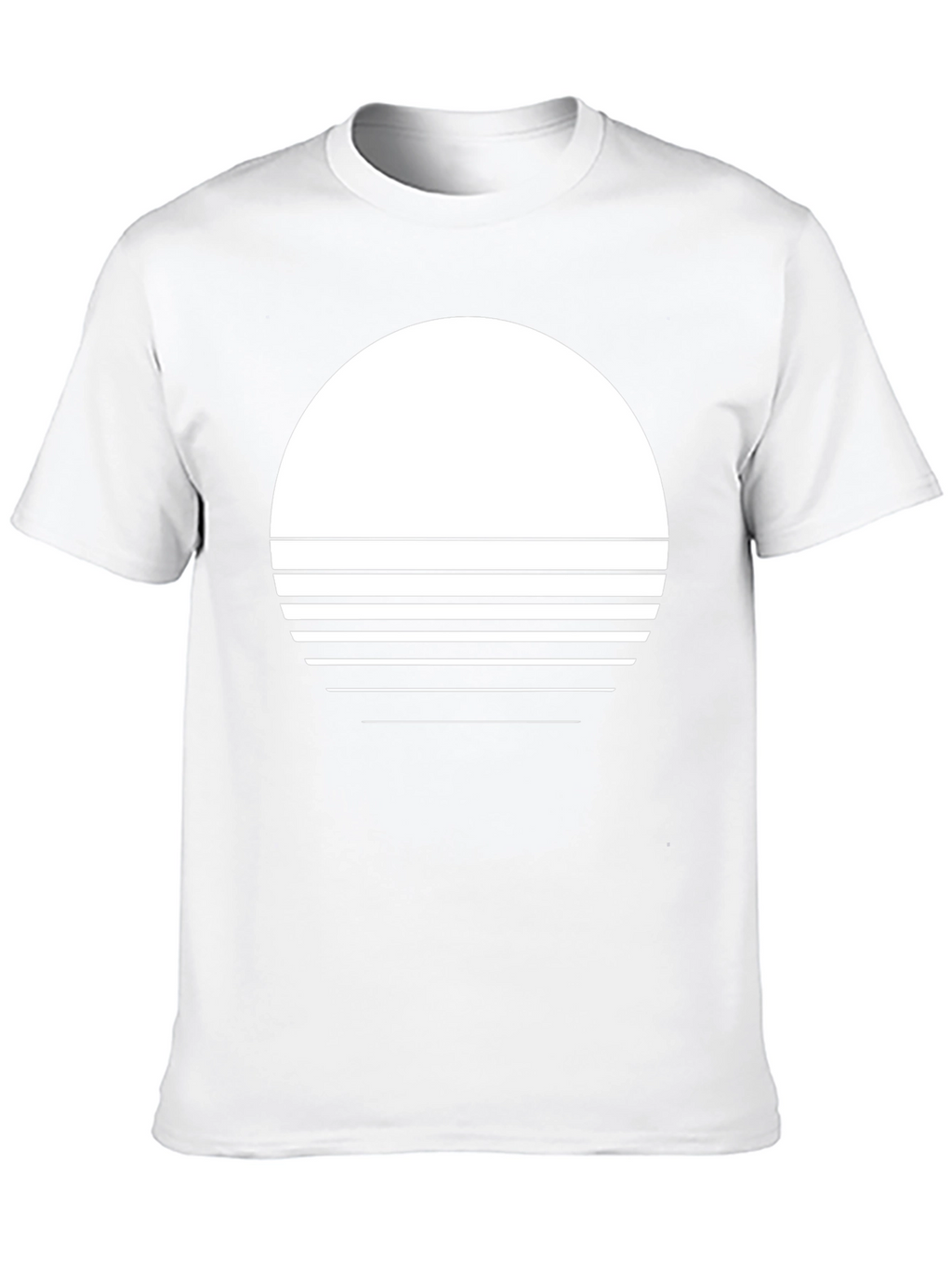 Retro Sunset Graphic T-Shirt - Black