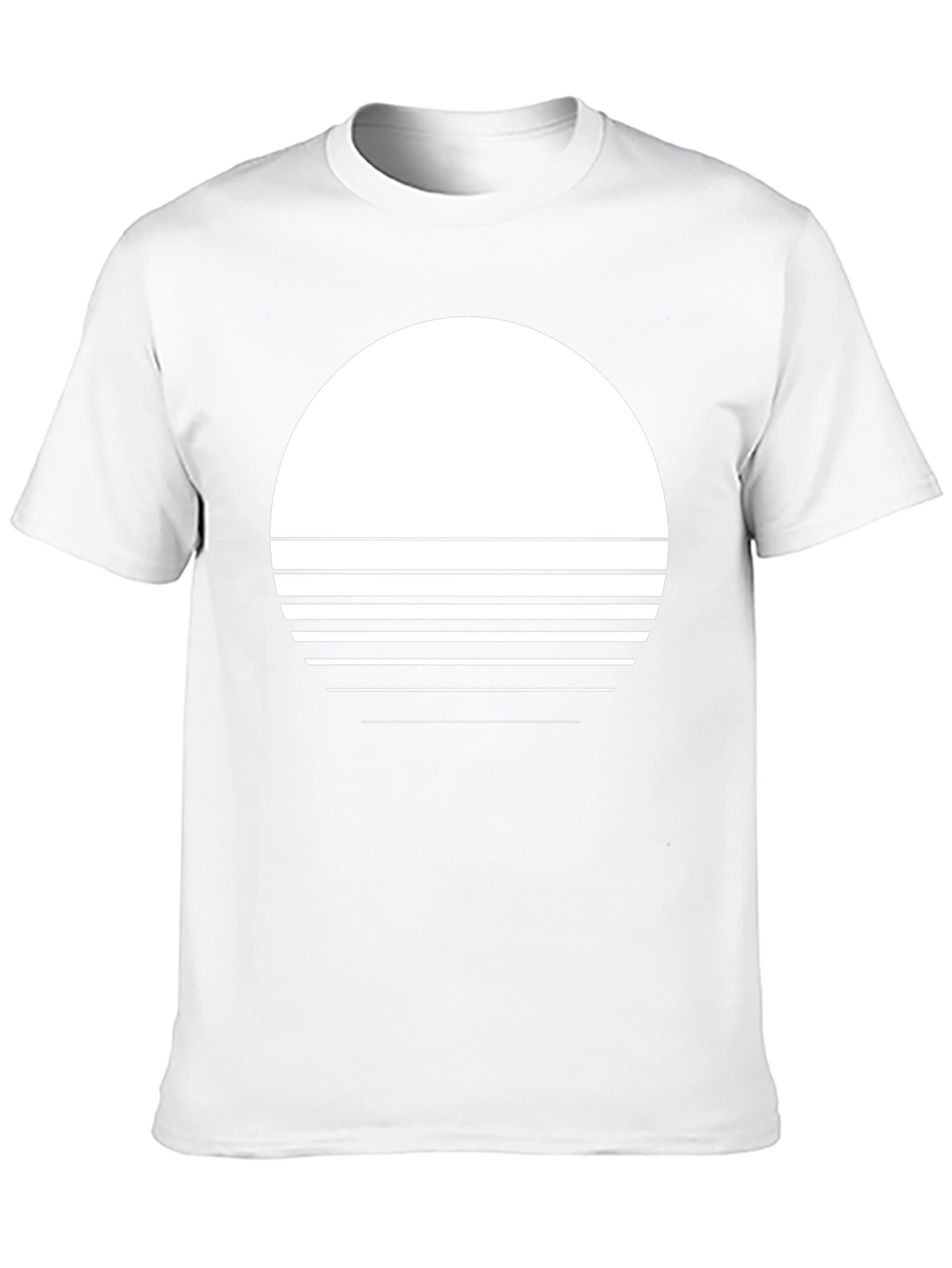 Retro Sunset Graphic T-Shirt - Black
