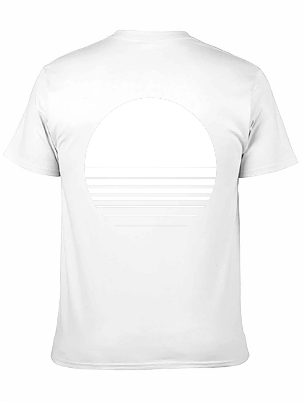Retro Sunset Graphic T-Shirt - Black