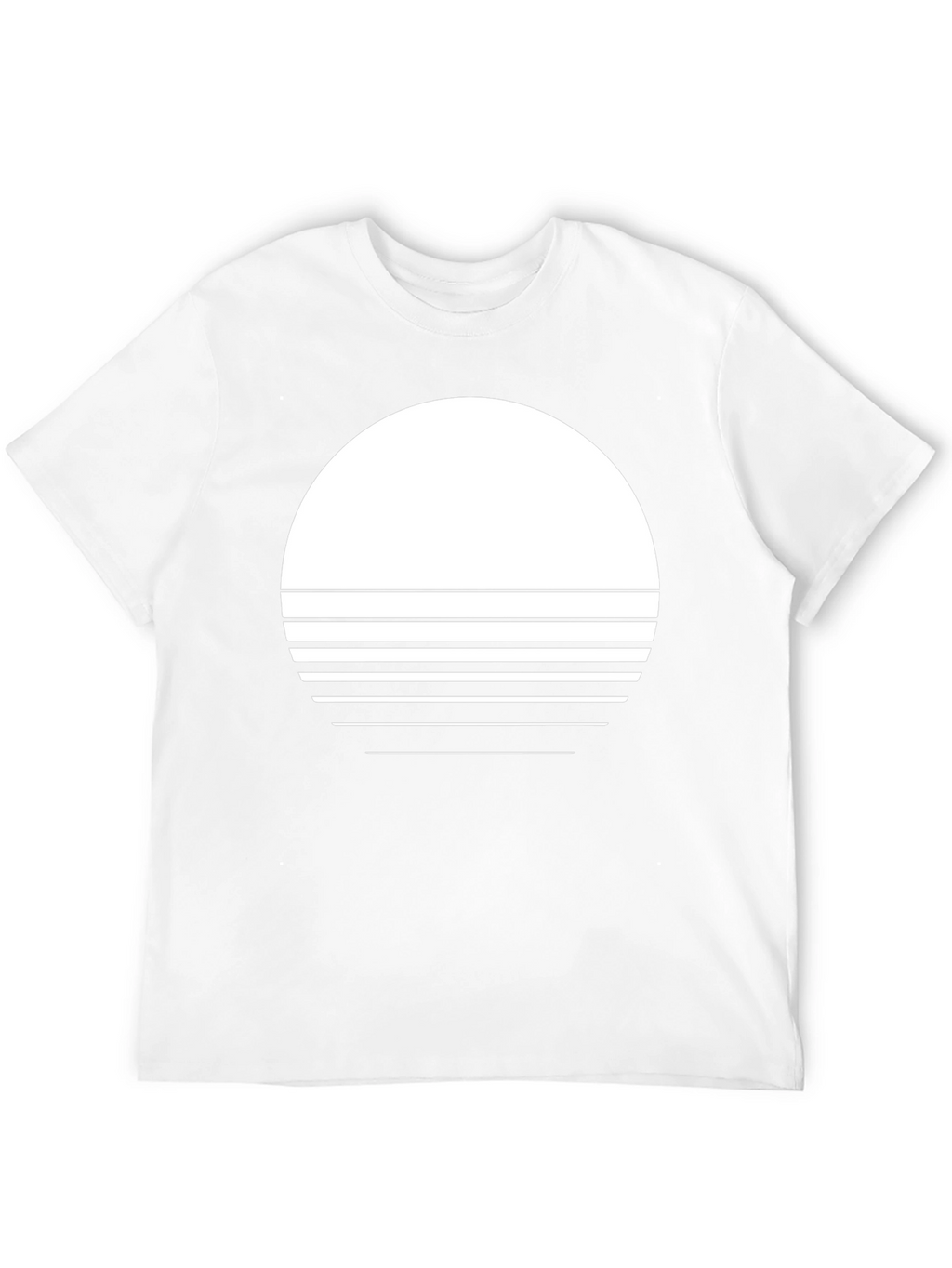 Retro Sunset Graphic T-Shirt - Black