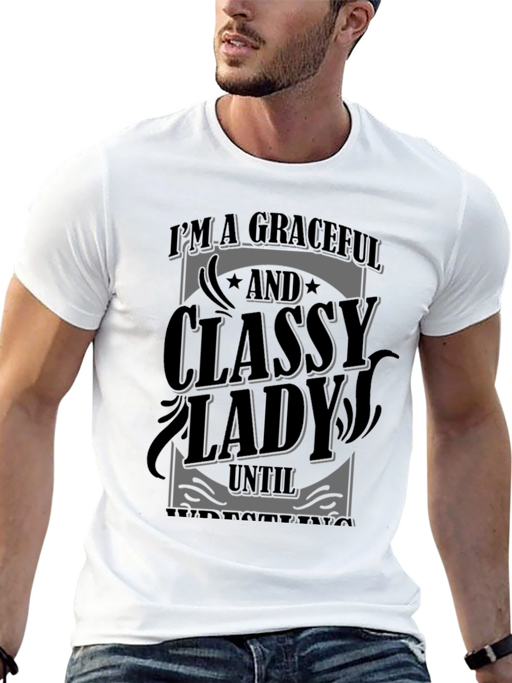 Graceful Classy Lady Graphic T-Shirt