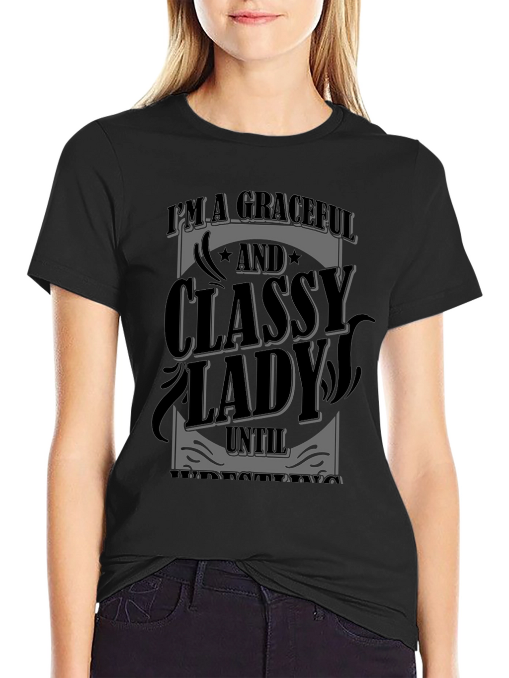 Graceful Classy Lady Graphic T-Shirt