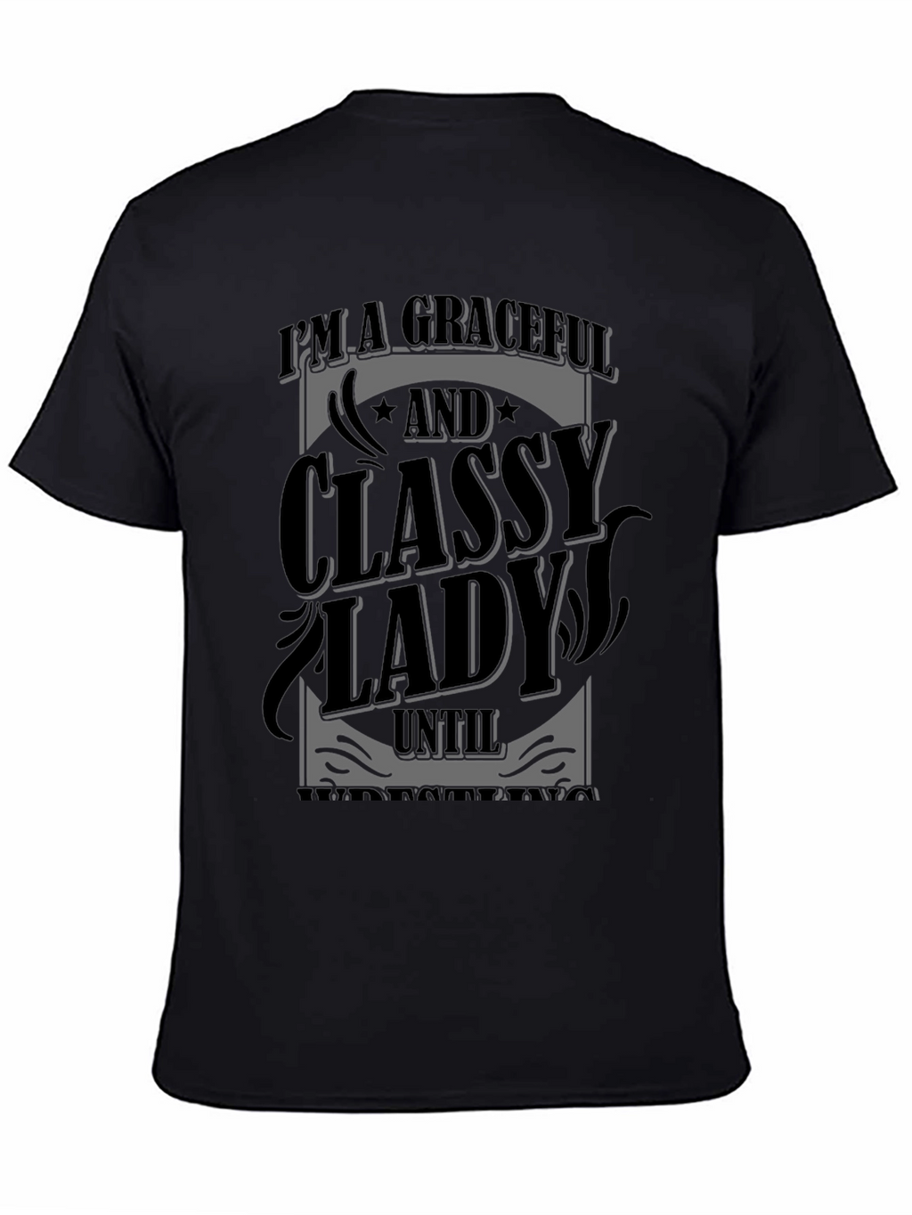Graceful Classy Lady Graphic T-Shirt