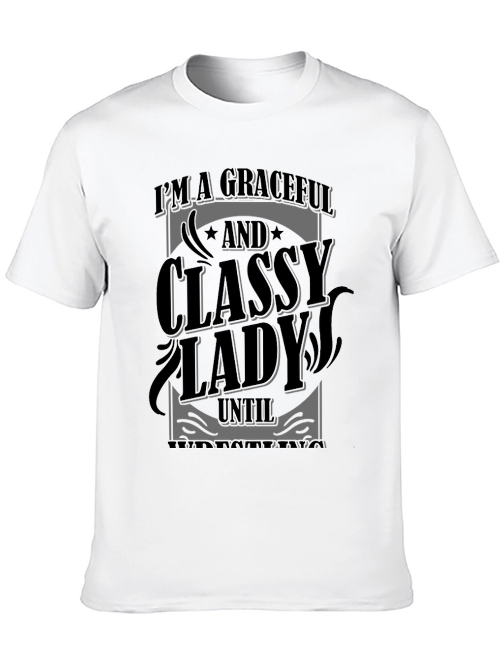 Graceful Classy Lady Graphic T-Shirt