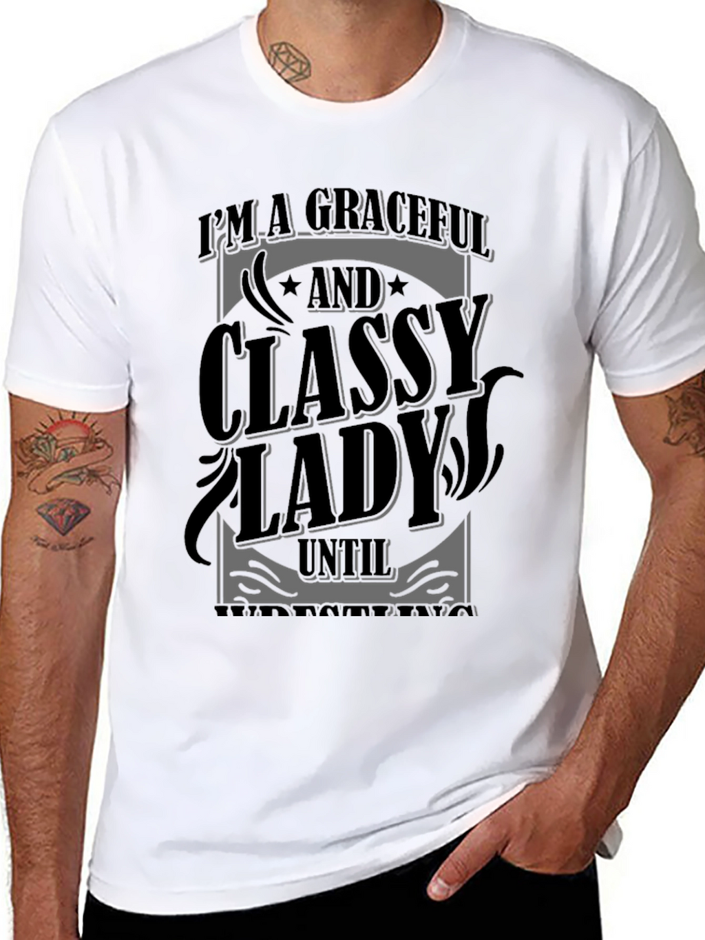 Graceful Classy Lady Graphic T-Shirt