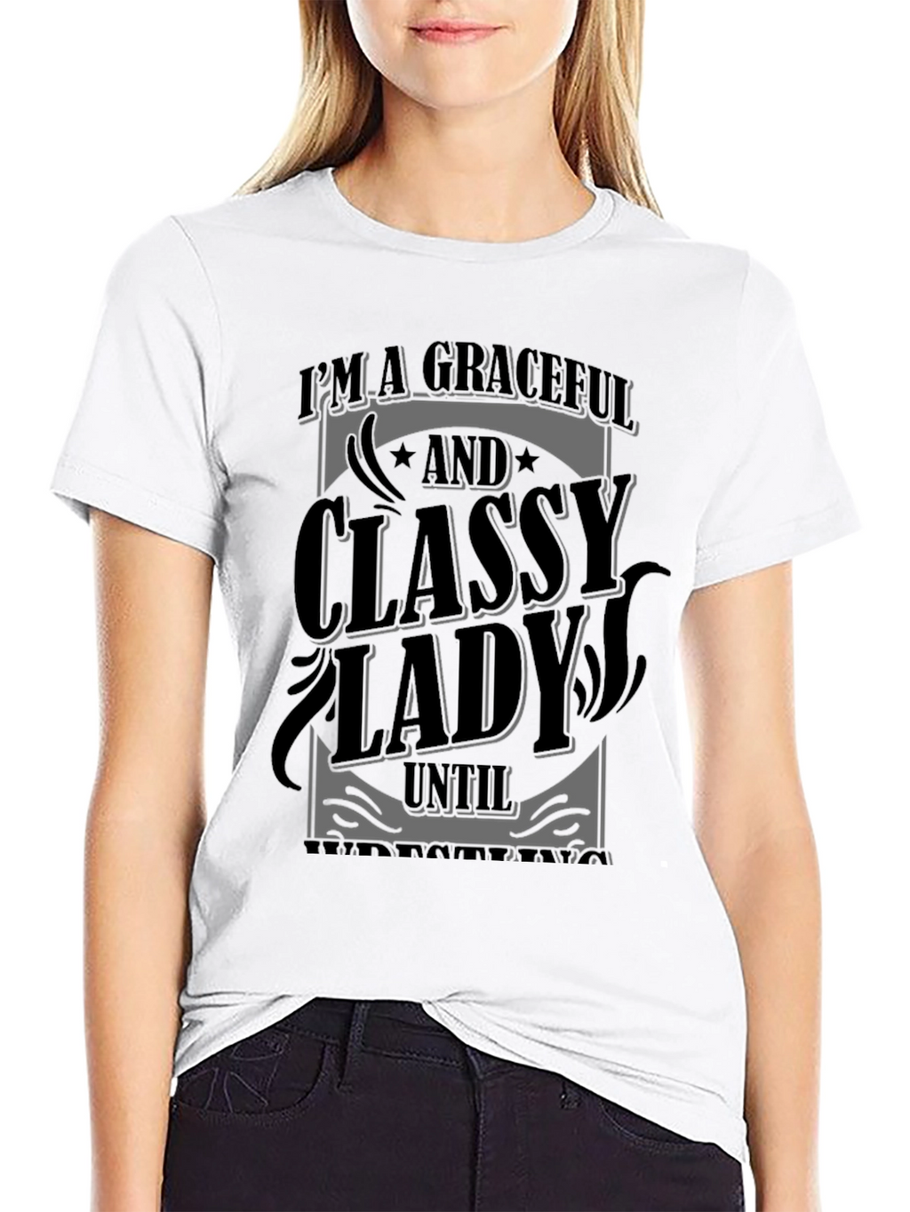 Graceful Classy Lady Graphic T-Shirt