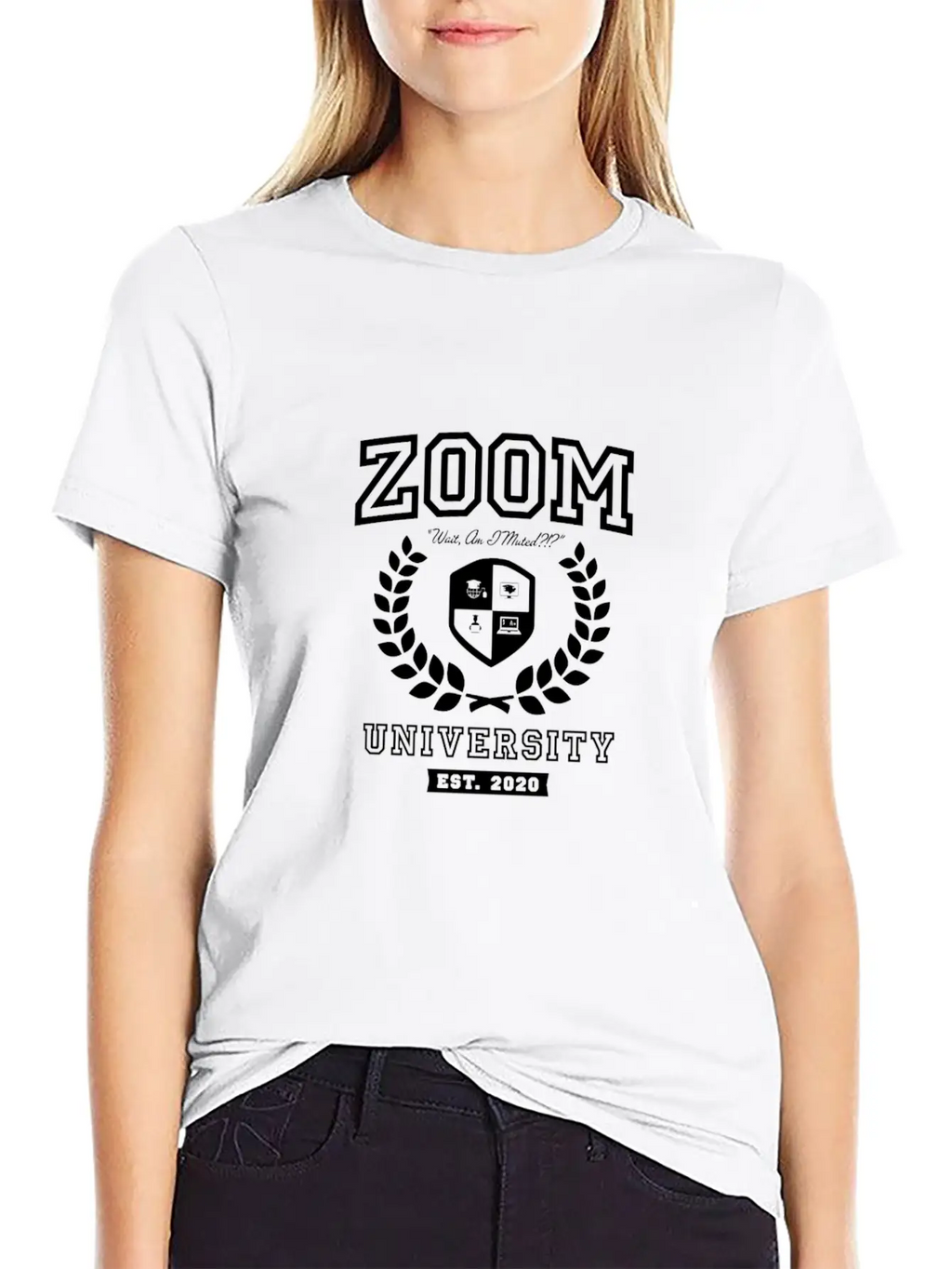 Zoom University Distance Learning Funny Unisex Casual T-Shirt – Clean Design For Daily Comfort