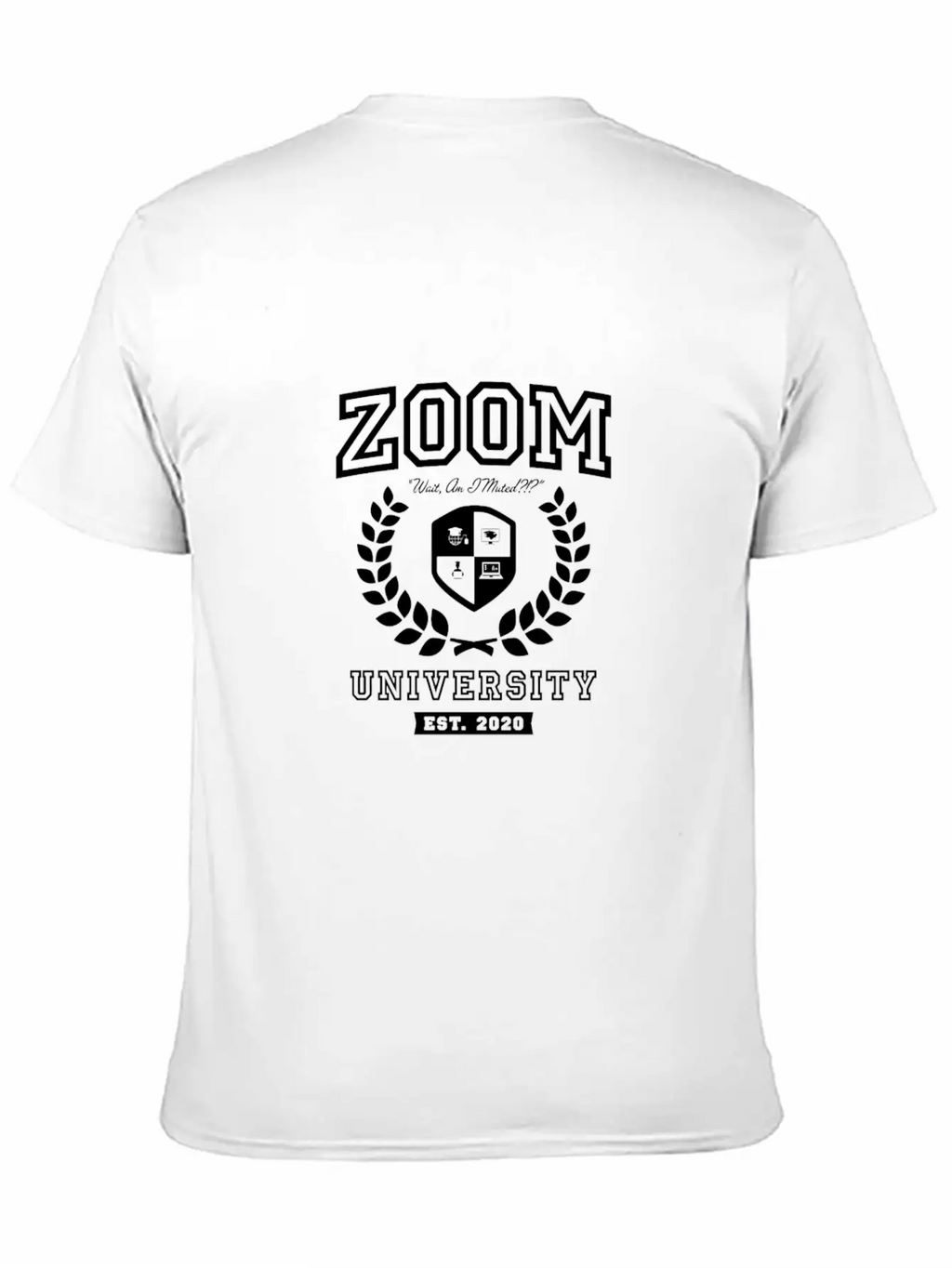 Zoom University Distance Learning Funny Unisex Casual T-Shirt – Clean Design For Daily Comfort