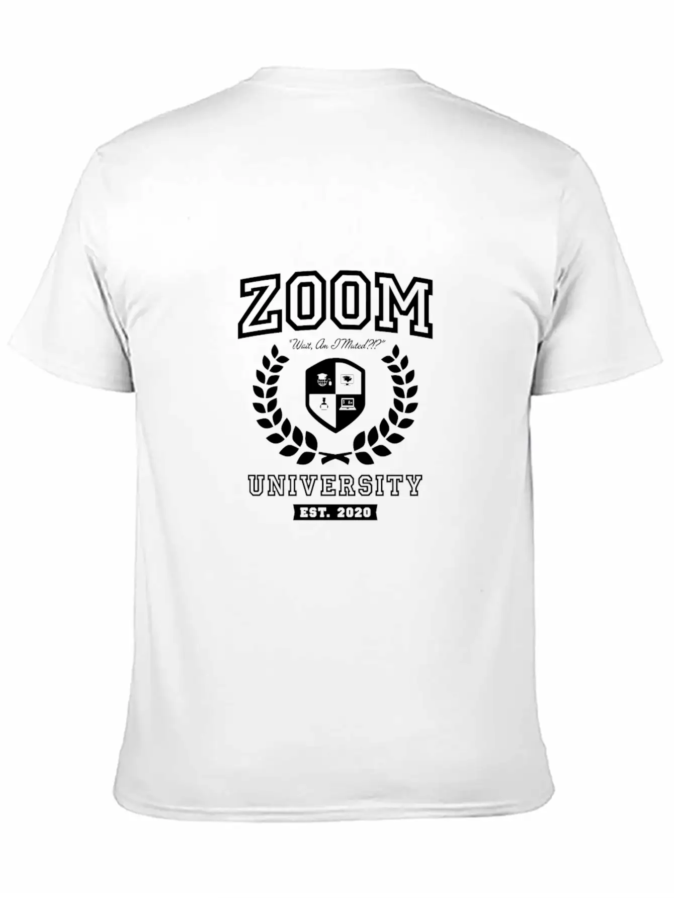 Zoom University Distance Learning Funny Unisex Casual T-Shirt – Clean Design For Daily Comfort