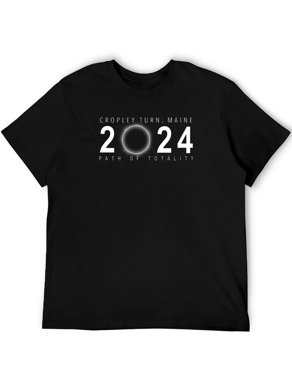 Cropley Turn Maine 2024 Path of Totality Eclipse T-Shirt