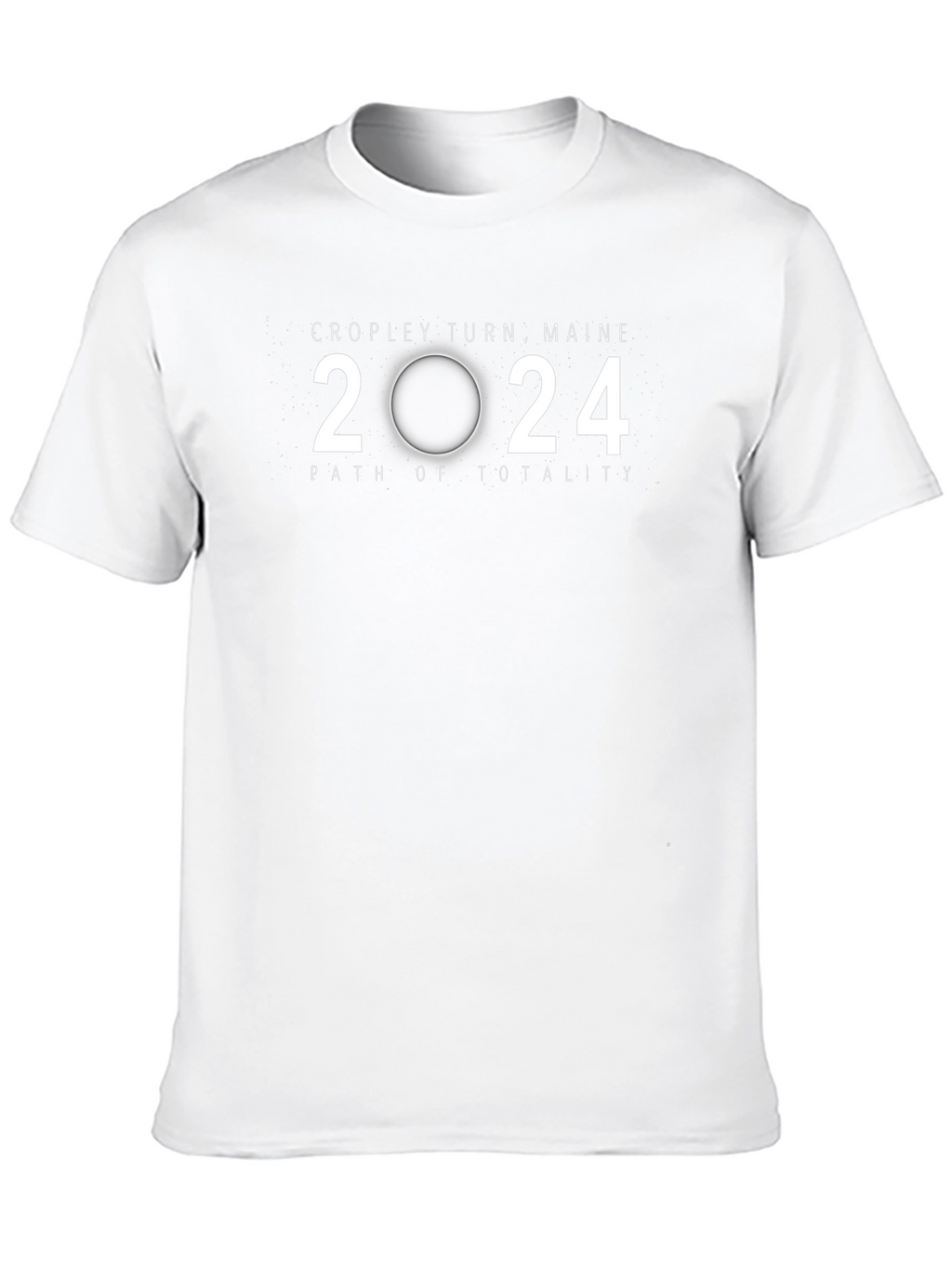 Cropley Turn Maine 2024 Path of Totality Eclipse T-Shirt