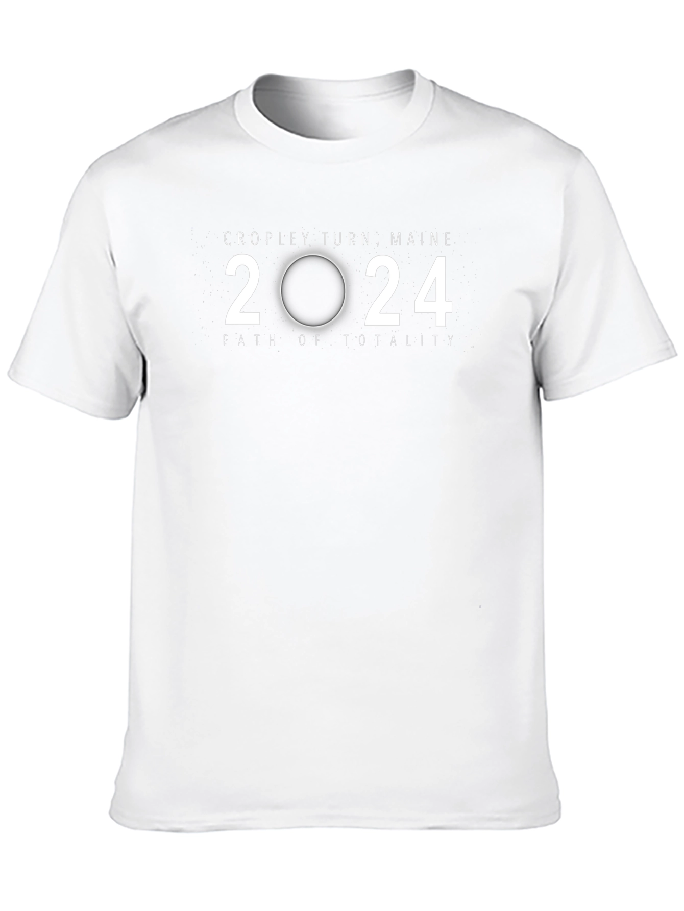 Cropley Turn Maine 2024 Path of Totality Eclipse T-Shirt