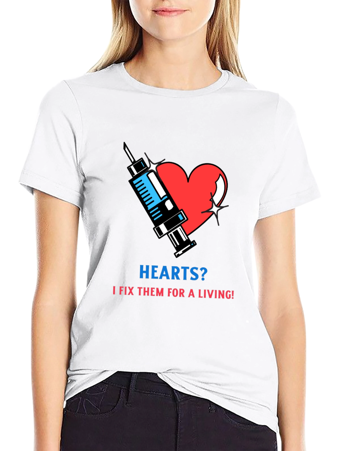 Hearts? I Fix Them T-Shirt - Medical Humor Tee