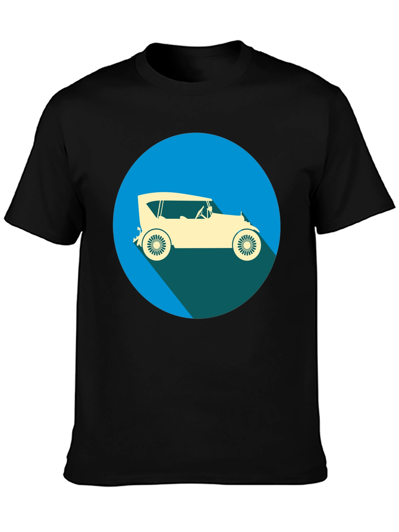 Vintage Car Graphic Tee - Classic Style