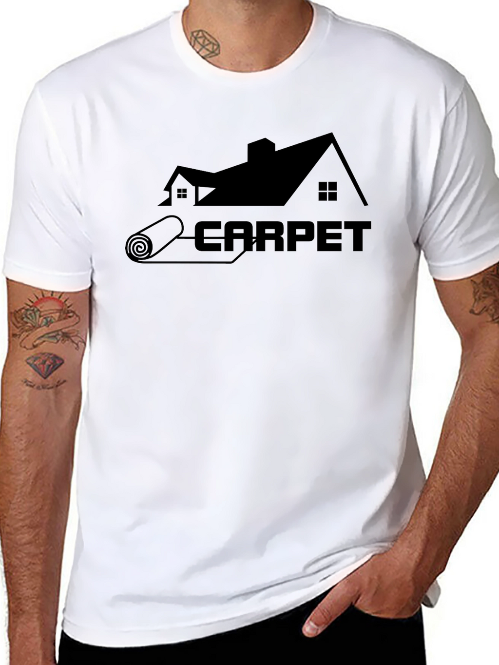 Carpet Home Service Black T-Shirt