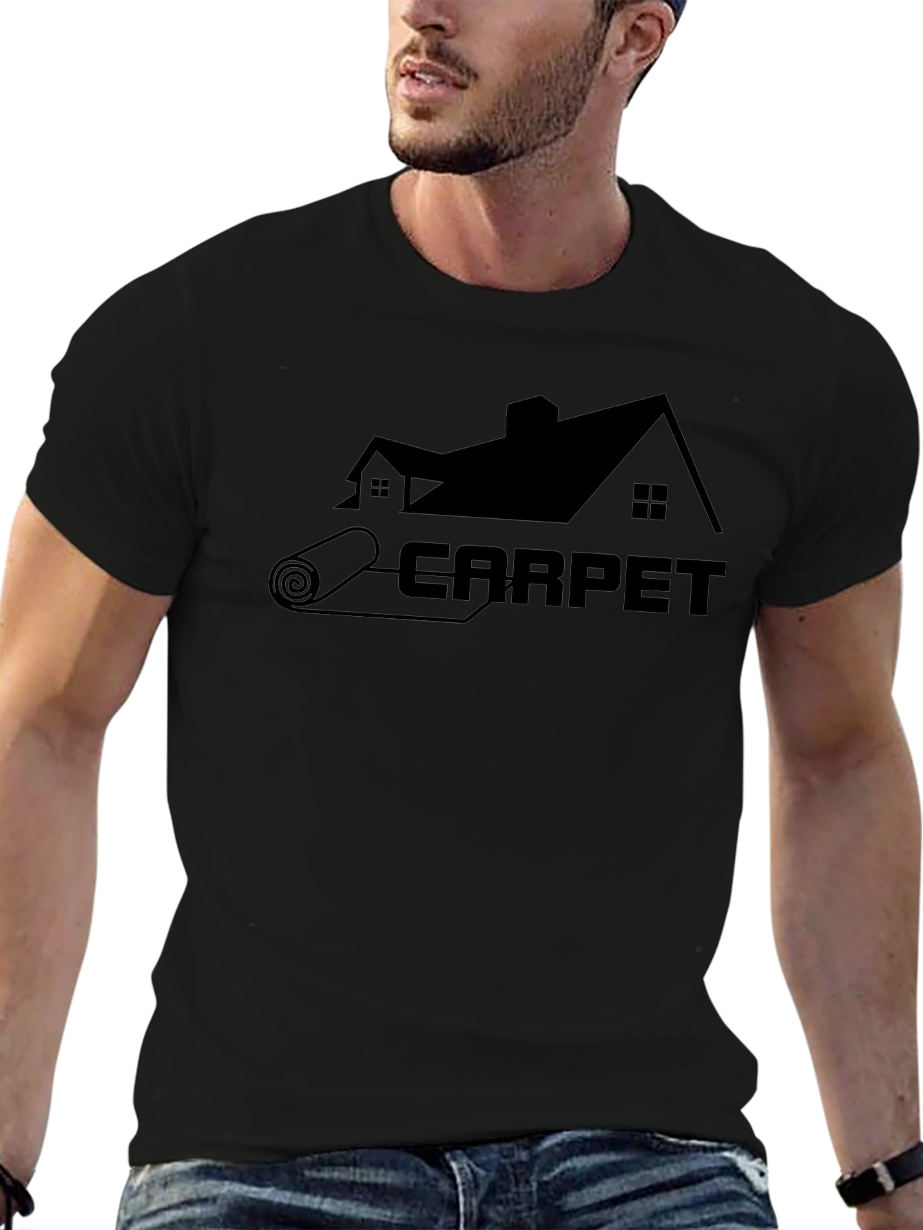 Carpet Home Service Black T-Shirt