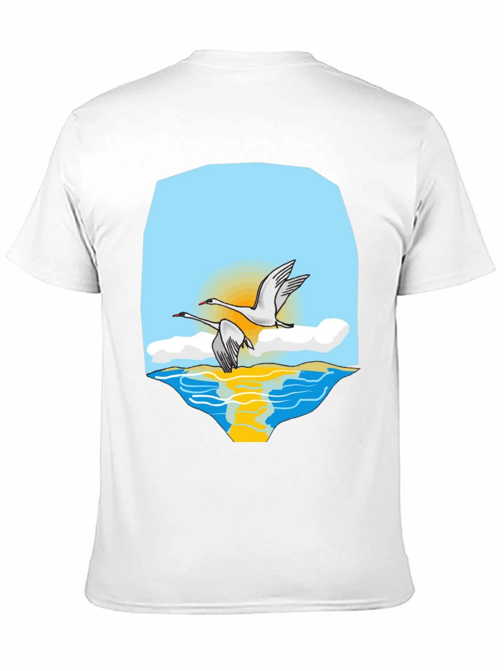 Swan Lake Graphic Tee - Stylish & Comfortable