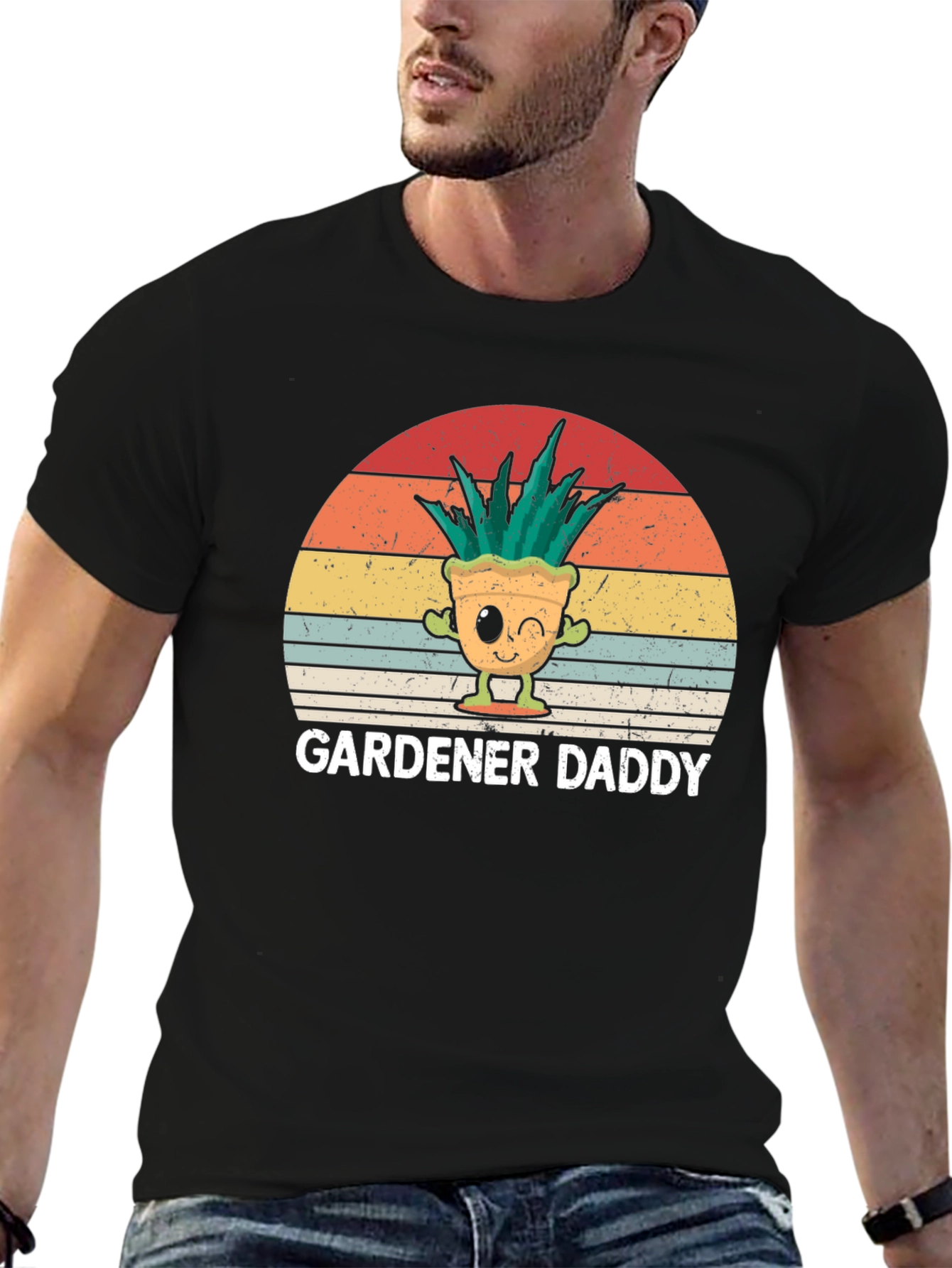 Gardener Daddy T-Shirt - Cute Plant Lover Tee