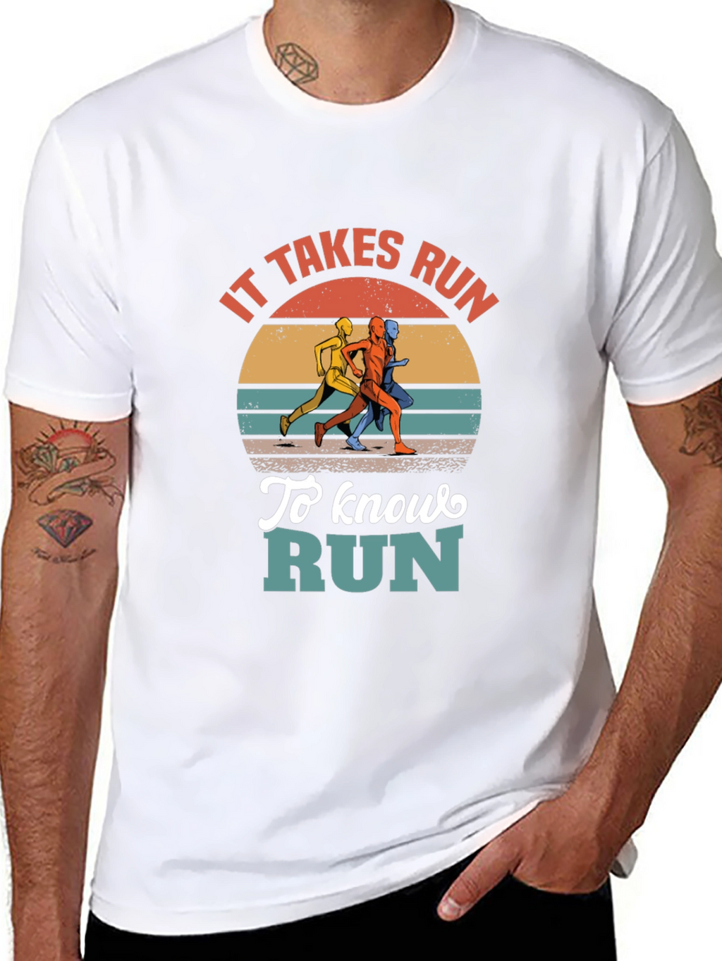 It Takes Run to Know Run Graphic T-Shirt