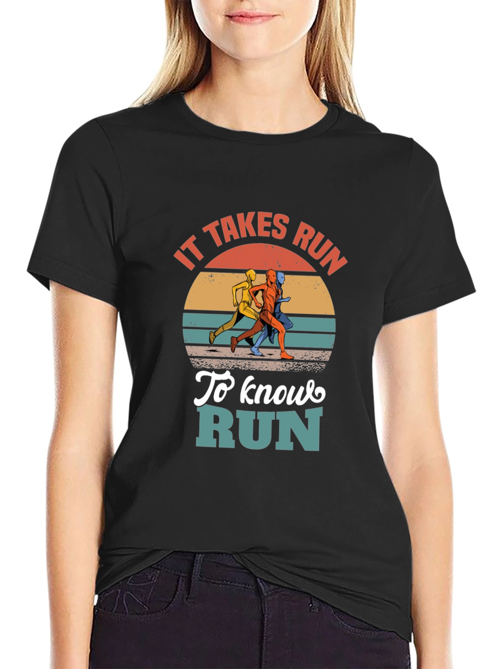 It Takes Run to Know Run Graphic T-Shirt