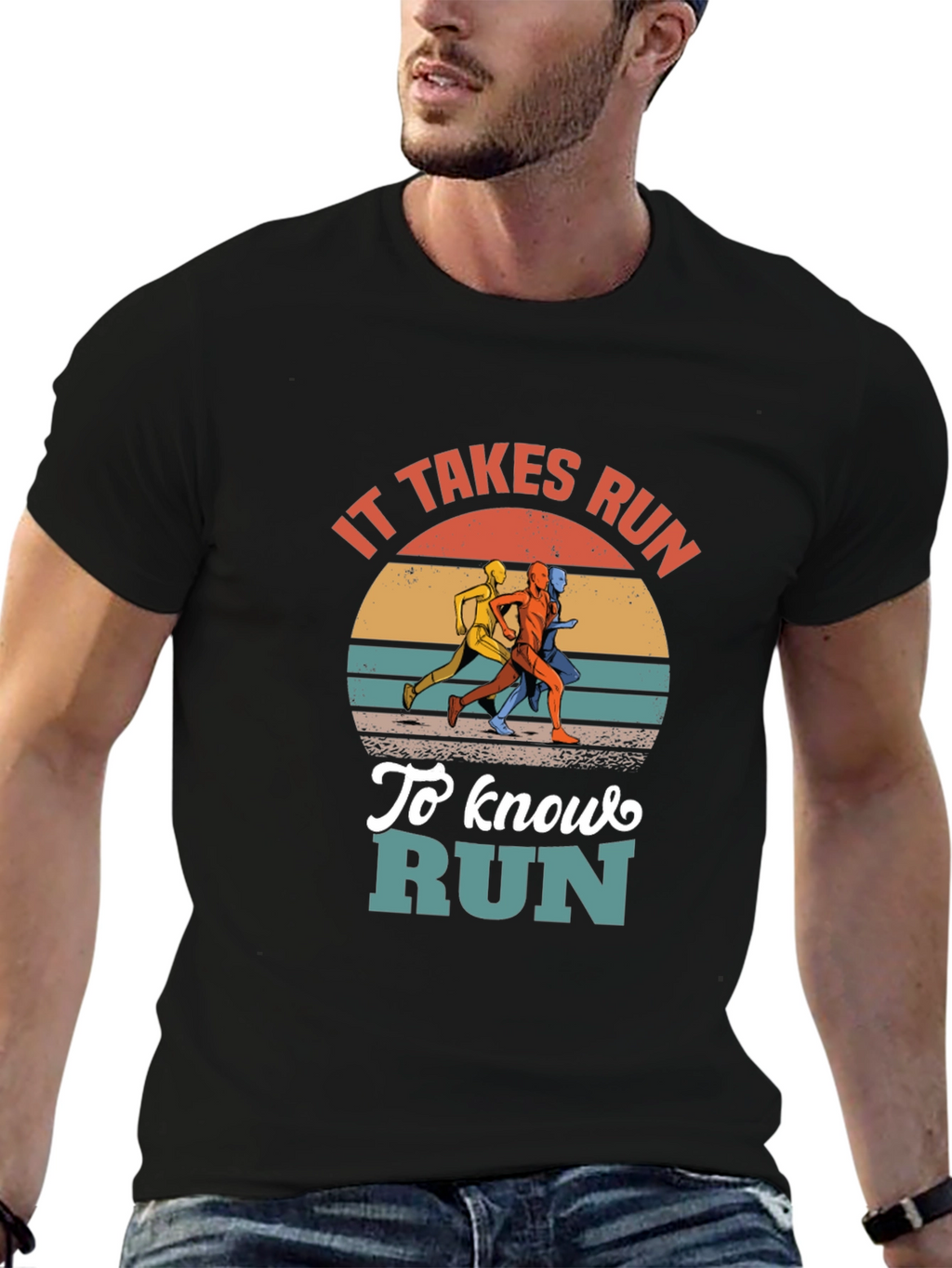 It Takes Run to Know Run Graphic T-Shirt