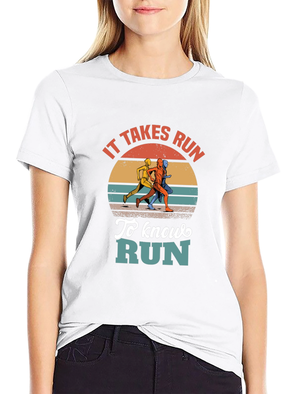 It Takes Run to Know Run Graphic T-Shirt