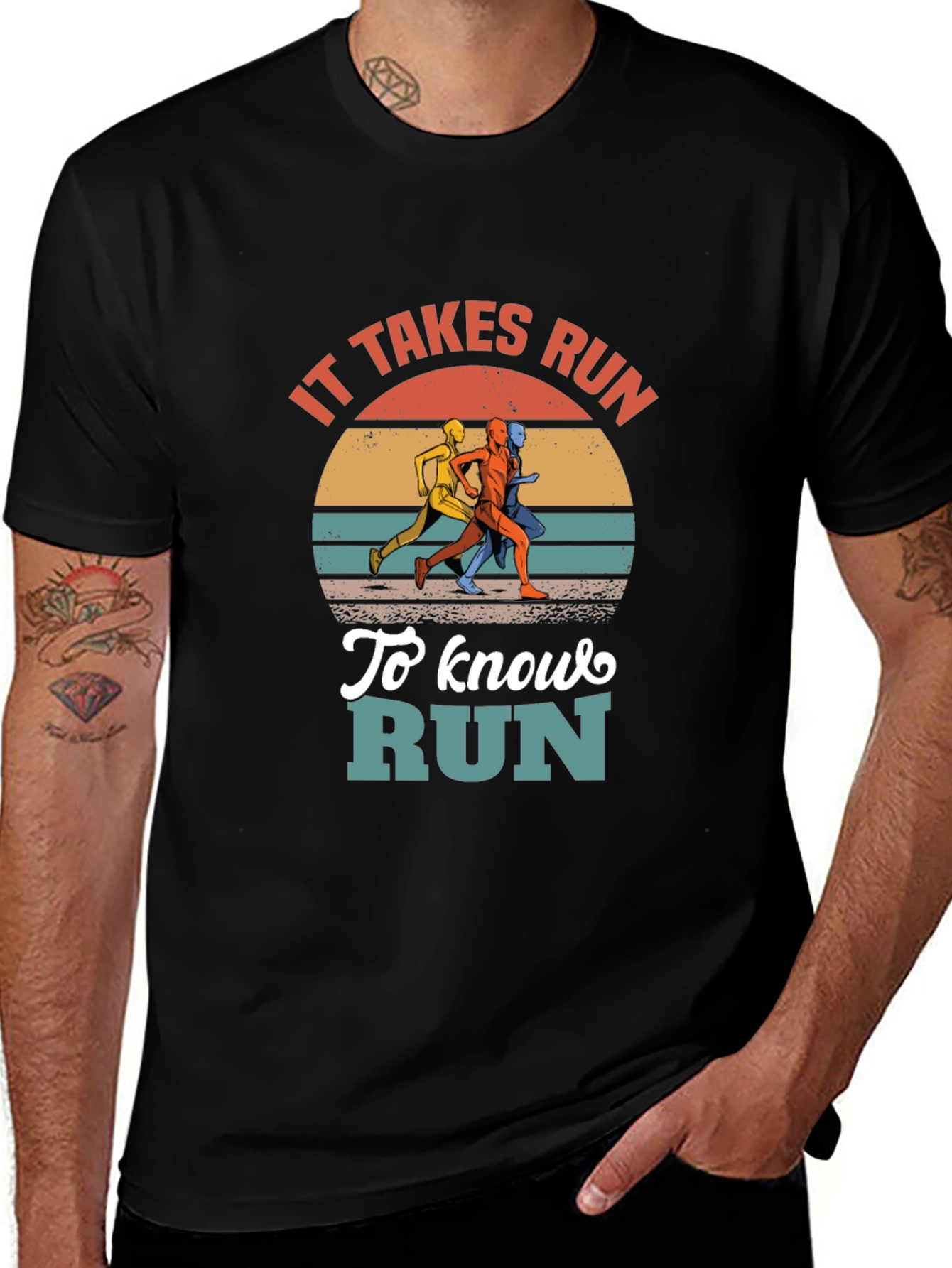 It Takes Run to Know Run Graphic T-Shirt