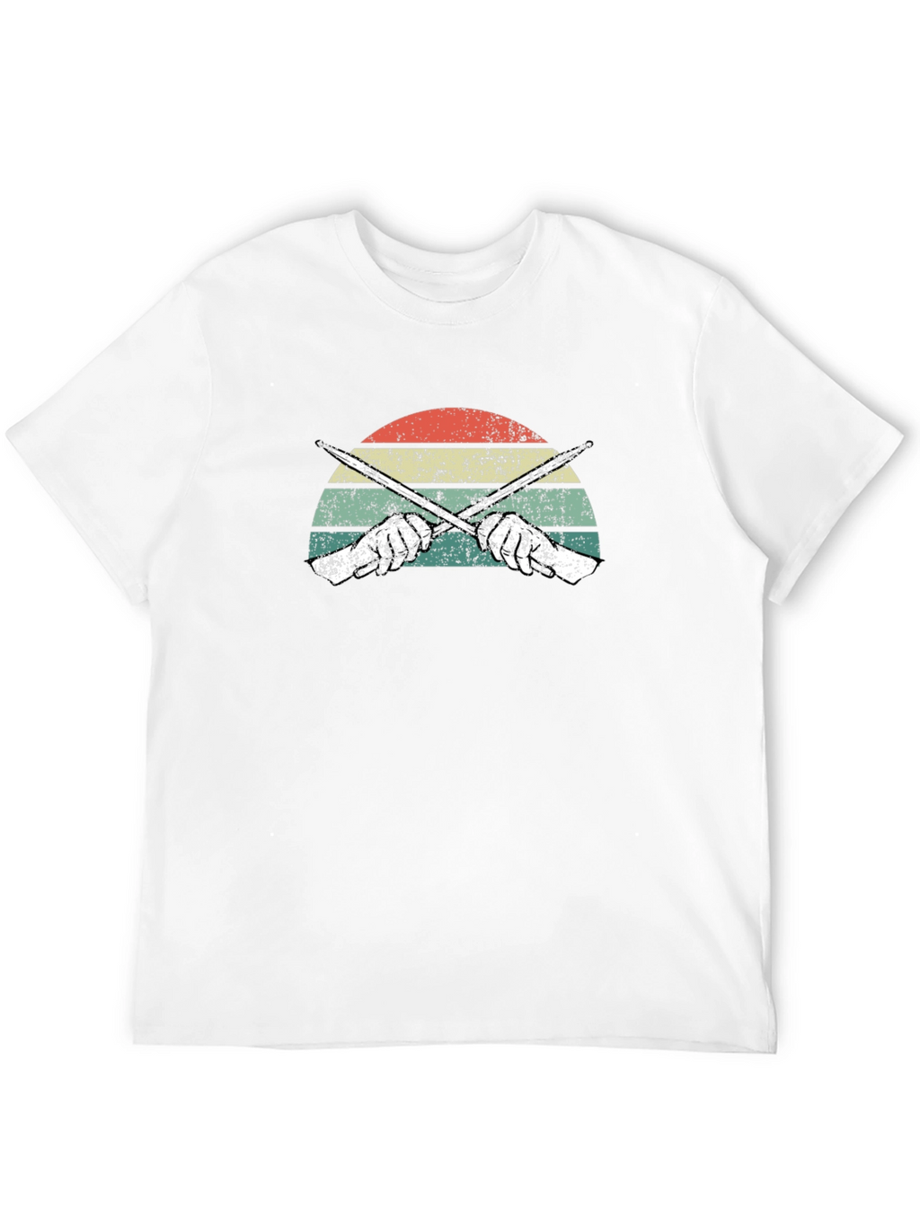 Retro Drum Sticks T-Shirt