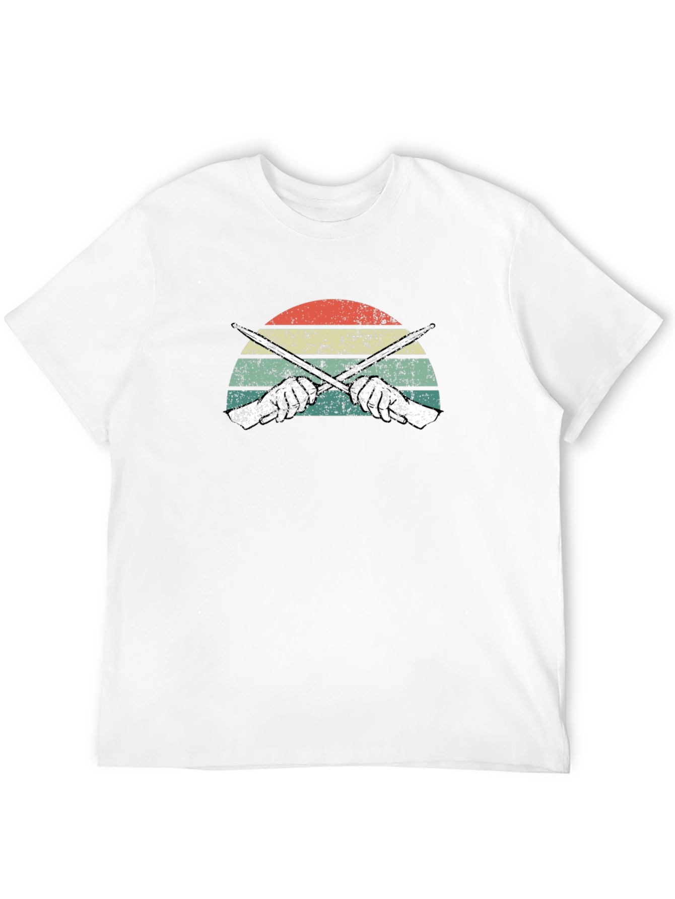 Retro Drum Sticks T-Shirt