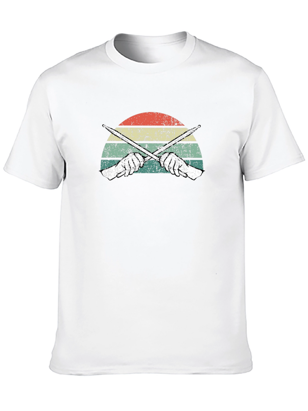 Retro Drum Sticks T-Shirt