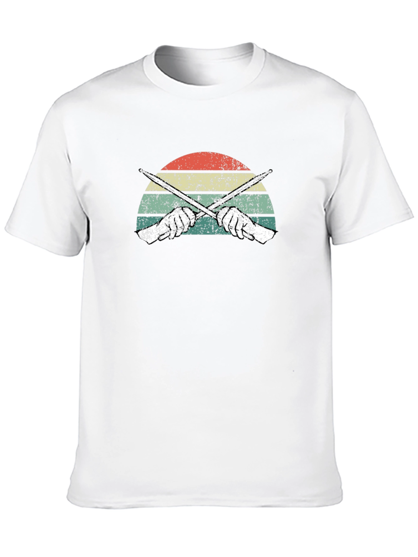Retro Drum Sticks T-Shirt