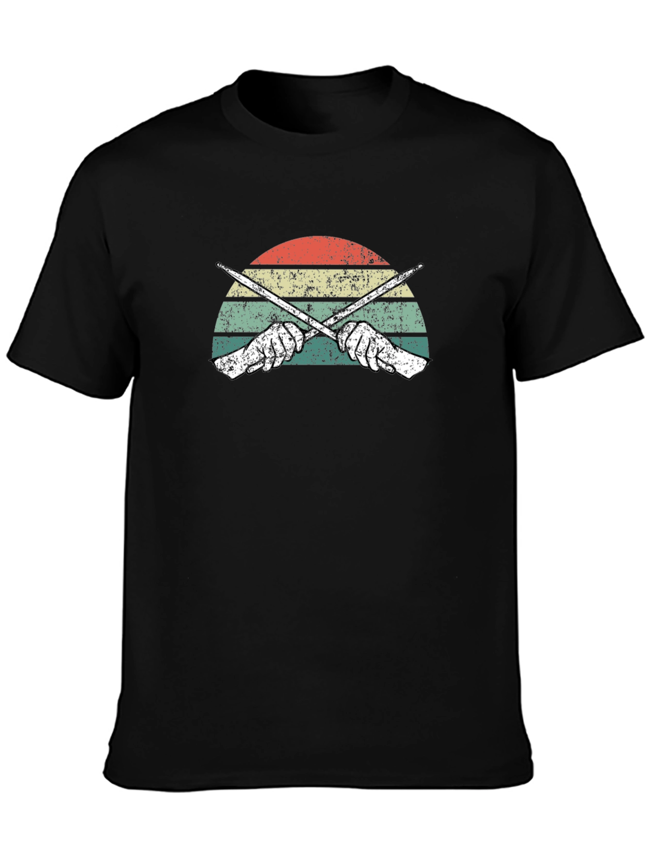 Retro Drum Sticks T-Shirt