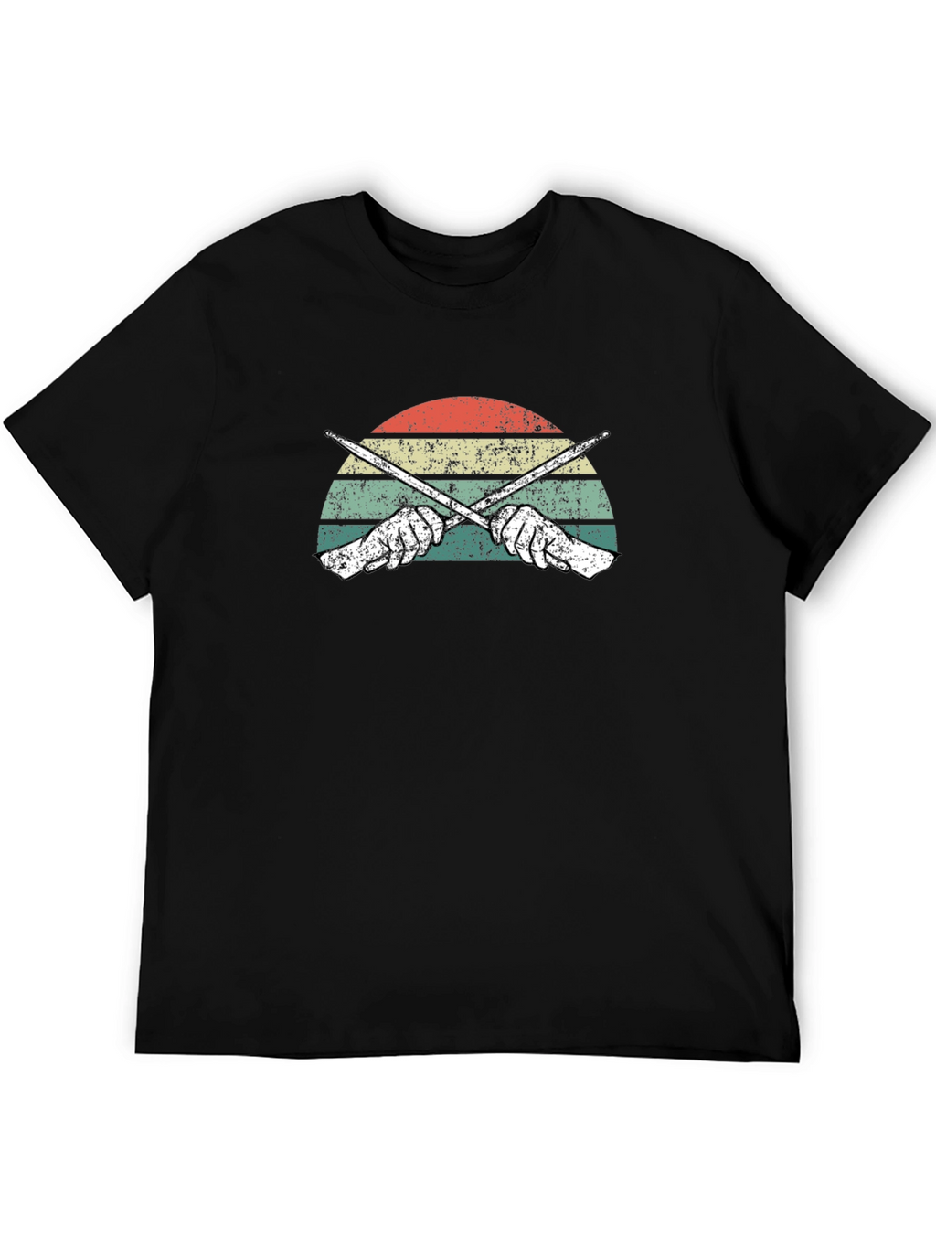 Retro Drum Sticks T-Shirt