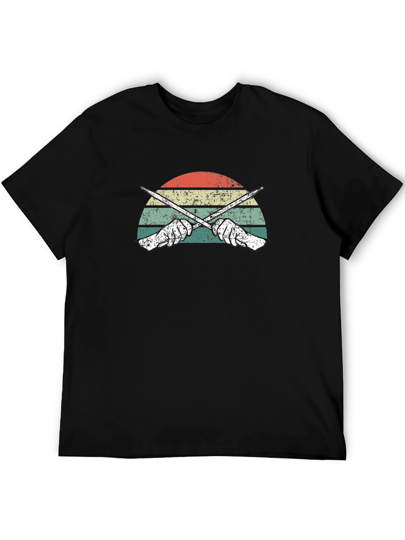 Retro Drum Sticks T-Shirt