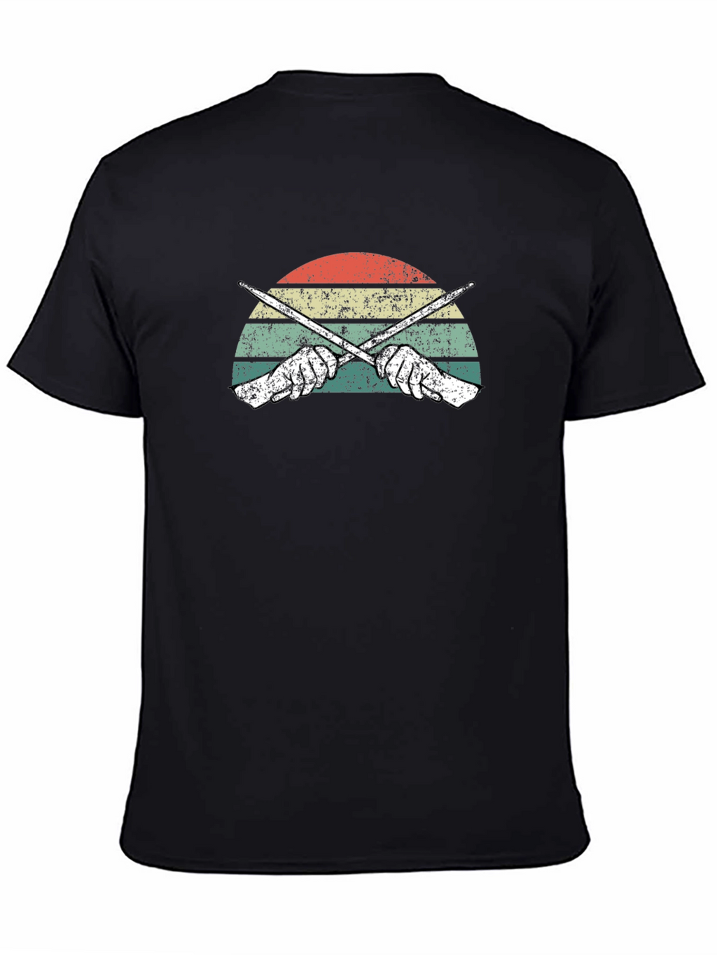 Retro Drum Sticks T-Shirt